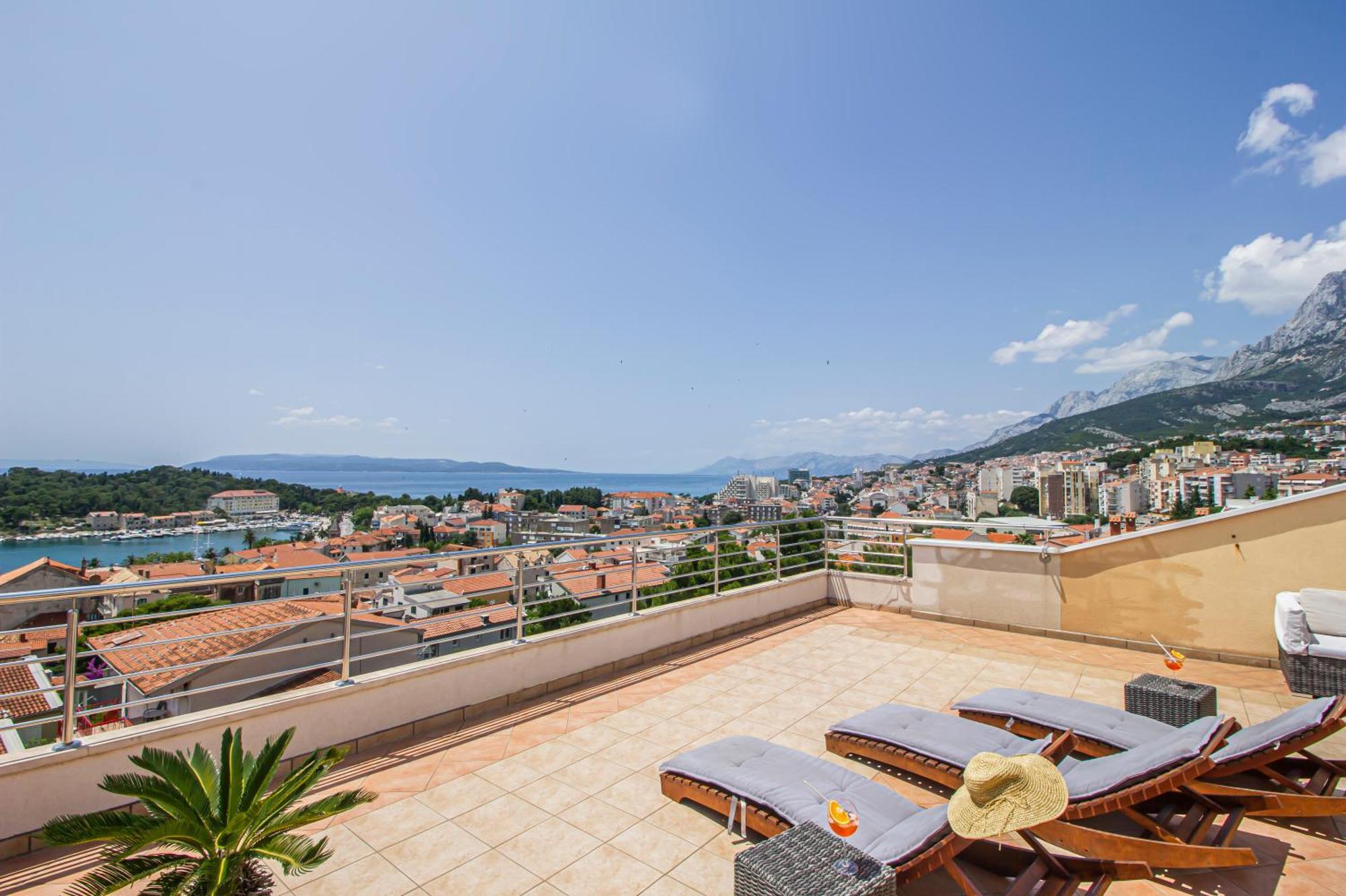 Apartments Villa Flamingo Makarska Exterior foto